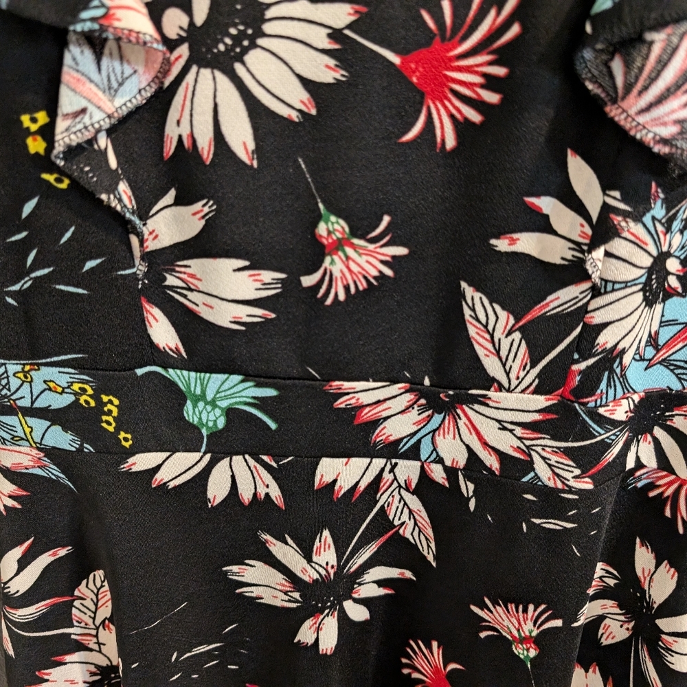 Ihot dress black flowers - Picture 4 of 16